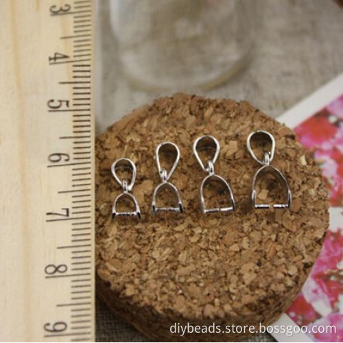 925 sterling silver clips to make pendant finding